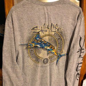 Heathered Gray Salt Life Deep Sea Tee